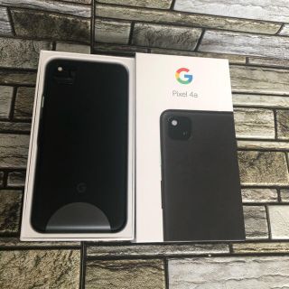 グーグルピクセル(Google Pixel)のGoogle Pixel 4a  JustBlack 128 GB(スマートフォン本体)