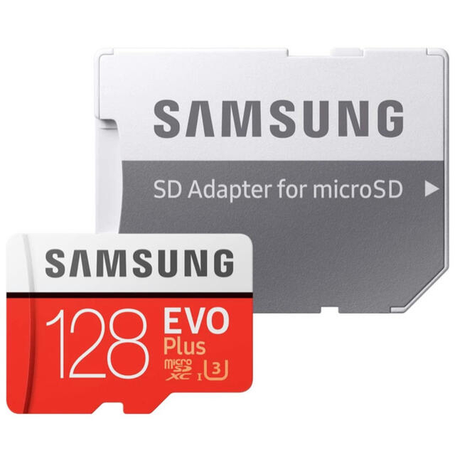 SAMSUNG(サムスン)のマイクロSDカード microsd 128 サムスン 128GB SAMSUNG スマホ/家電/カメラのPC/タブレット(PC周辺機器)の商品写真