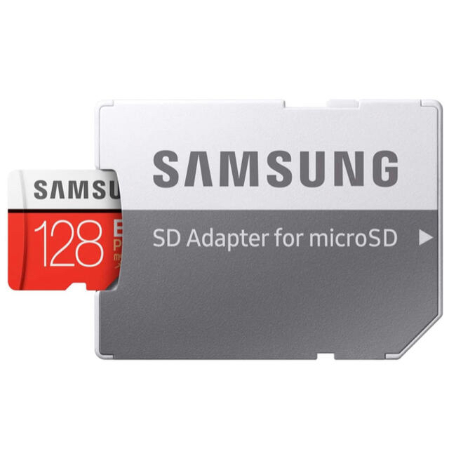 SAMSUNG(サムスン)のマイクロSDカード microsd 128 サムスン 128GB SAMSUNG スマホ/家電/カメラのPC/タブレット(PC周辺機器)の商品写真