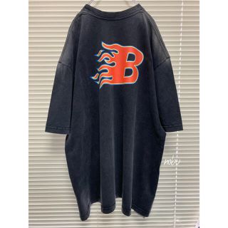 バレンシアガ(Balenciaga)の新品【 BALENCIAGA 】オーバーサイズ Flame Tシャツ L(Tシャツ/カットソー(半袖/袖なし))