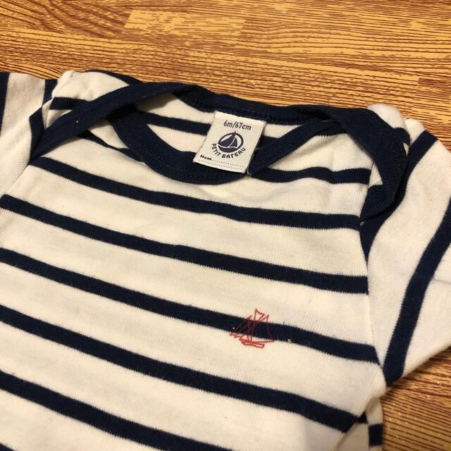 PETIT BATEAU(プチバトー)のpetit bateau プチバトー ロンパース キッズ/ベビー/マタニティのベビー服(~85cm)(ロンパース)の商品写真