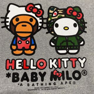 APE BAPE KAWS HELLO KITTY キティーちゃん　スウェット