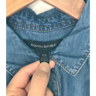 バナナリパブリック(Banana Republic)のお値下げしました　デニム ワンピース(ひざ丈ワンピース)