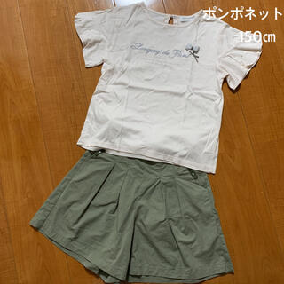 ポンポネット(pom ponette)のサイズ150 ポンポネット 半袖 Tシャツ カットソー(Tシャツ/カットソー)