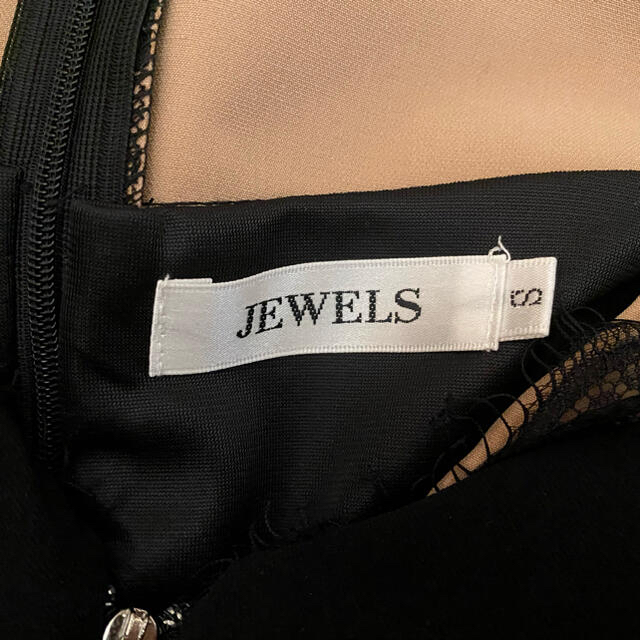 JEWELS(ジュエルズ)の美品 ♡ JEWELS ジュエルズ 黒 ドレス キャバ嬢 キャバクラ dress レディースのフォーマル/ドレス(ミニドレス)の商品写真