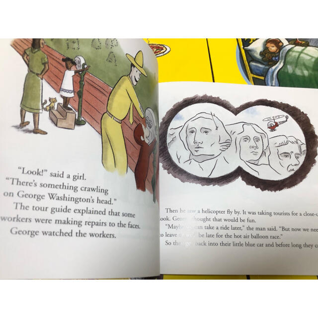 Curious George 英語絵本6冊　お猿さんのジョージシール付き エンタメ/ホビーの本(洋書)の商品写真