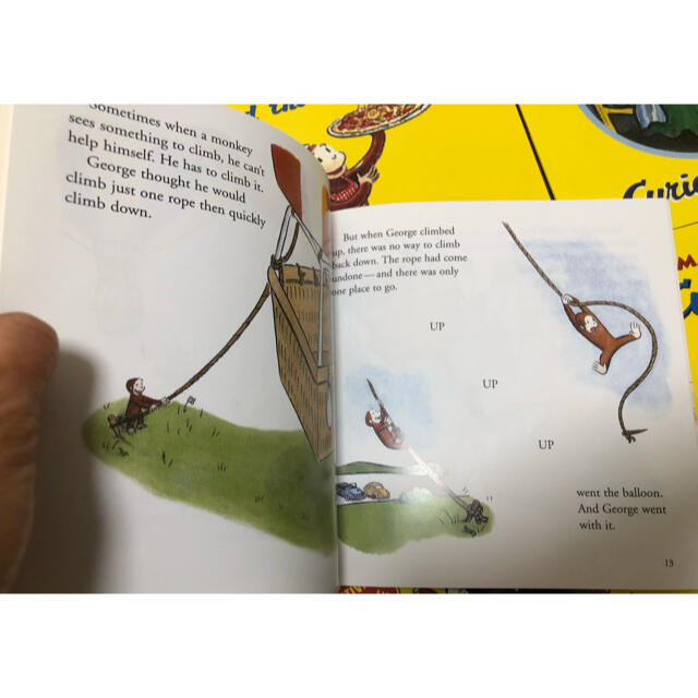 Curious George 英語絵本6冊　お猿さんのジョージシール付き エンタメ/ホビーの本(洋書)の商品写真