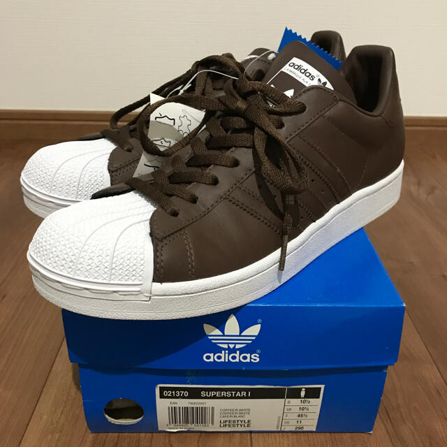 新品未使用 adidas superstar アディダス 茶 29cm