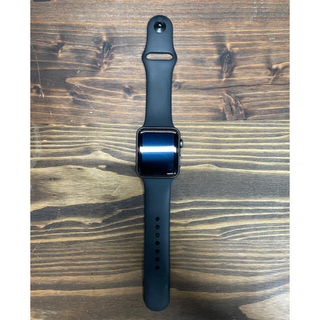 アップルウォッチ(Apple Watch)のAppleWatch Series3 42mm スペースグレー(腕時計(デジタル))