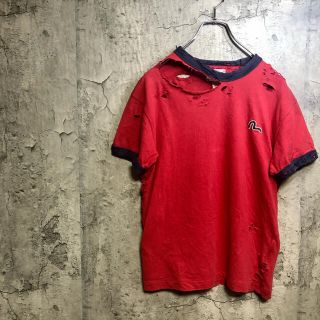 エビス(EVISU)の【ボロボロ】EVISU エヴィス　vintage ボロT 希少　90s 菅田将暉(Tシャツ(半袖/袖なし))