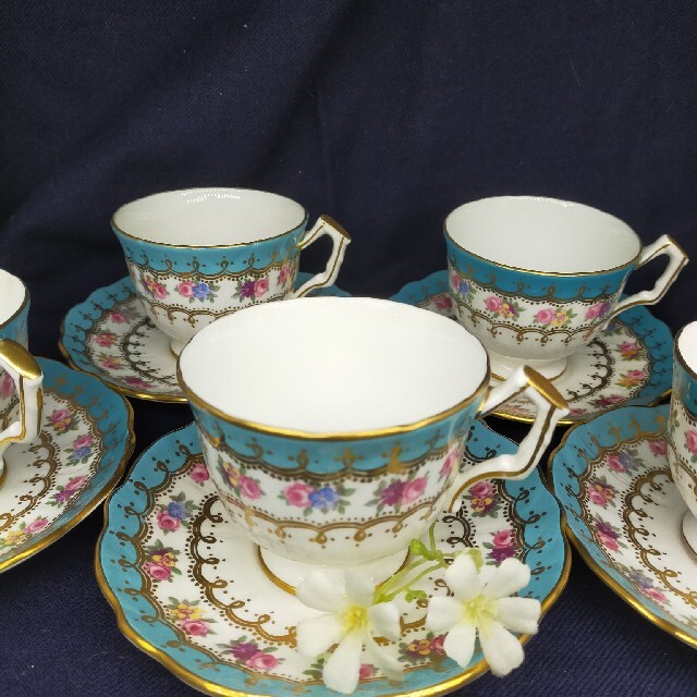 Aynsley China - [新品未使用]廃盤品 エインズレイ カップ&ソーサー 5