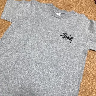 ステューシー(STUSSY)のstussy tシャツ　Mサイズ　グレー　美品(Tシャツ(半袖/袖なし))