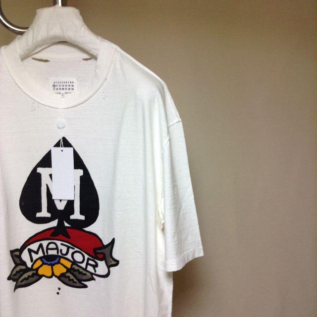 新品 50 19ss マルジェラ Mロゴ デストロイ Tシャツ 9003 メンズ