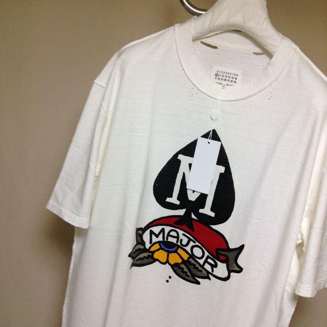 新品 50 19ss マルジェラ Mロゴ デストロイ Tシャツ 9003 メンズ