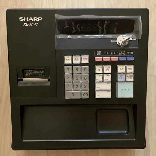 SHARP XE-A147 レジスター