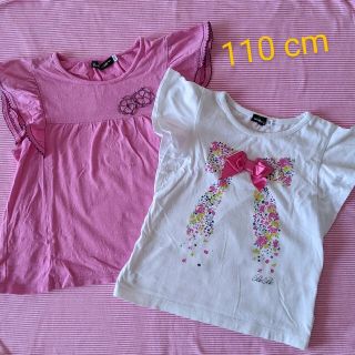 ベベ(BeBe)のべべ　Tシャツ　半袖　２枚　110(Tシャツ/カットソー)