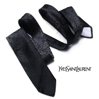 サンローラン(Saint Laurent)のイブサンローラン Saint Laurent 総柄 イタリア製 ネクタイ(ネクタイ)