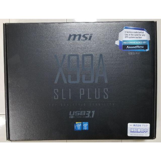 スマホ/家電/カメラ【新品・未使用】X99A SLI PLUS マザーボード LGA2011-v3