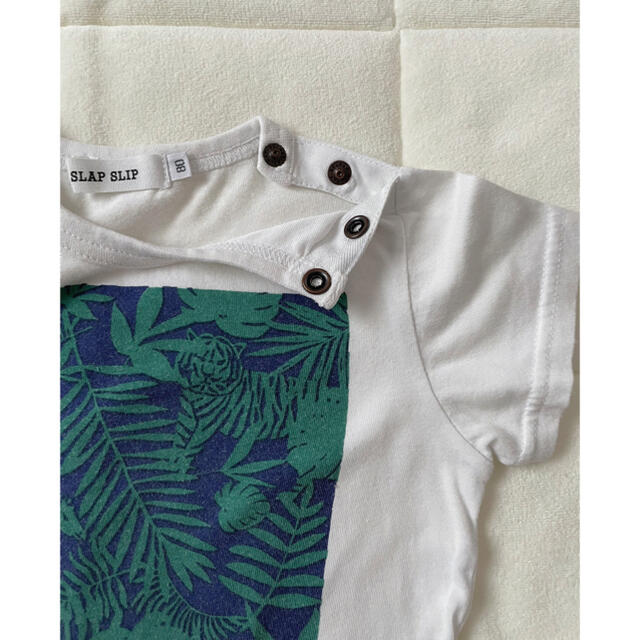 BeBe(ベベ)のSLAP SLIP スラップスリップ 半袖Tシャツ×ハーフパンツセット キッズ/ベビー/マタニティのベビー服(~85cm)(Ｔシャツ)の商品写真