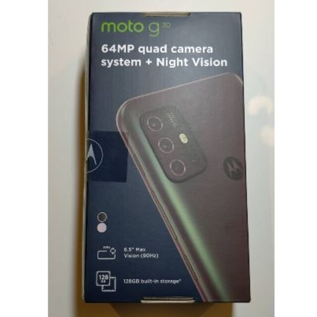 Motorola - moto g30 ダークパール【新品・未開封品】イヤパッズ同梱の ...