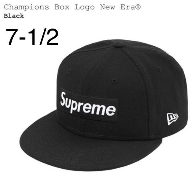 Supremeオンライン状態Supreme Champions Box Logo New Era 7-1/2