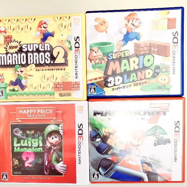 ニンテンドー3DS - マリオカート7 ルイージマンション2 他 4本セット