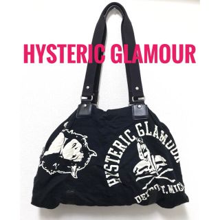 ヒステリックグラマー(HYSTERIC GLAMOUR)のHYSTERIC GLAMOUR スウェット素材 girlプリントトート バッグ(トートバッグ)