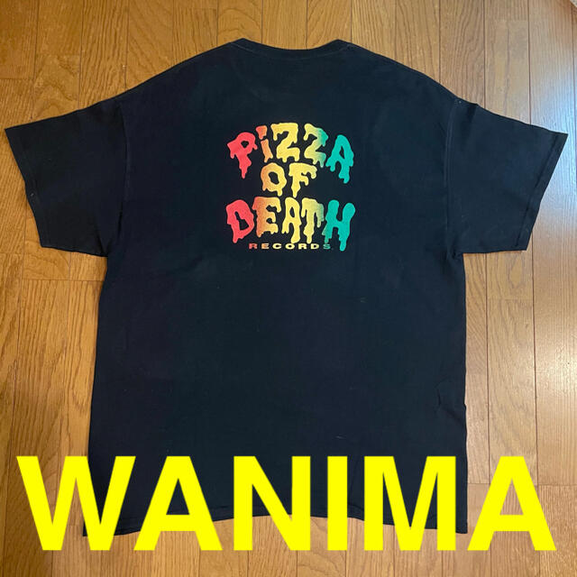 WANIMA(ワニマ)の☆希少☆ XL ピザロゴ WANIMA Tシャツ pizza of death メンズのトップス(Tシャツ/カットソー(半袖/袖なし))の商品写真