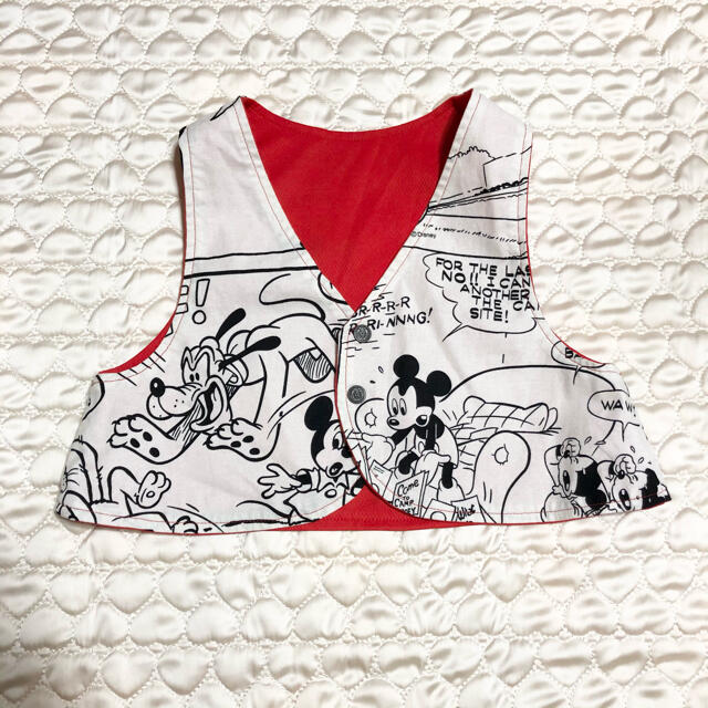 ピョン7135さま専用　ねずみくんのチョッキ　ベスト キッズ/ベビー/マタニティのキッズ服男の子用(90cm~)(その他)の商品写真