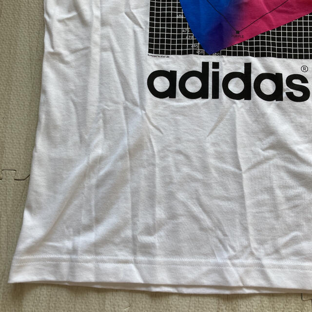 adidas(アディダス)の6.新品 アディダスオリジナルス メンズ ロゴTシャツ ホワイト カラフル M メンズのトップス(Tシャツ/カットソー(半袖/袖なし))の商品写真