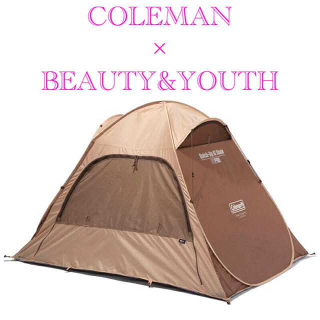 BEAUTY&YOUTH UNITED ARROWS(ビューティアンドユースユナイテッドアローズ)の【新品】COLEMAN × BEAUTY&YOUTH ポップアップテント スポーツ/アウトドアのアウトドア(テント/タープ)の商品写真