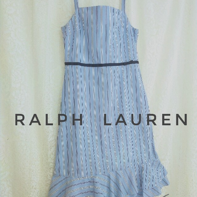 Ralph Lauren(ラルフローレン)の【美品】ラルフローレン　キャミソールワンピース　160 レディースのワンピース(ひざ丈ワンピース)の商品写真