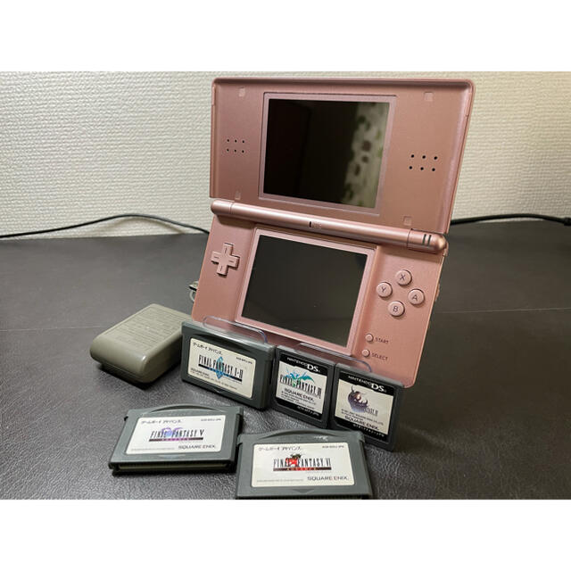 携帯用ゲーム機本体ニンテンドーDS LITE 本体 + ファイナルファンタジー1〜6 ソフト