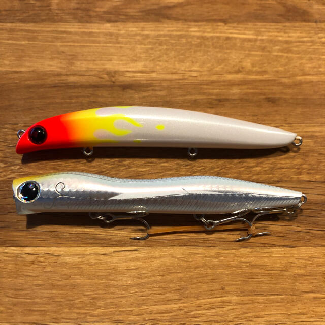 DAIWA(ダイワ)のSLY110F ,HIDE SHALLOW120F ルアー2本セット スポーツ/アウトドアのフィッシング(ルアー用品)の商品写真