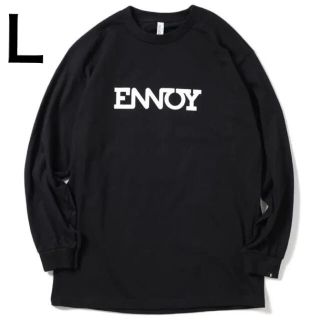 ワンエルディーケーセレクト(1LDK SELECT)の【新品未使用 最安値】ENNOY L/S TEE (BLACK)Lサイズ(Tシャツ/カットソー(七分/長袖))