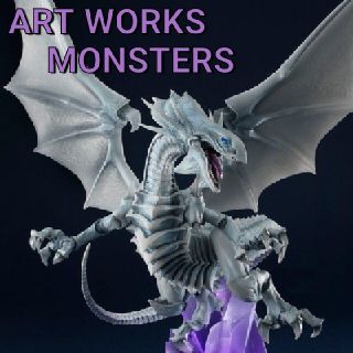 メガハウス(MegaHouse)のART WORKS MONSTERS  青眼の白龍 完成品フィギュア 遊戯王 (アニメ/ゲーム)