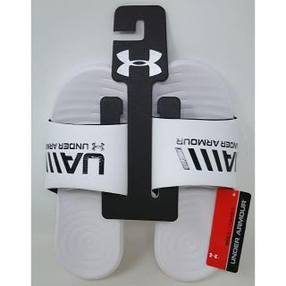 アンダーアーマー(UNDER ARMOUR)のアンダーアーマー スライド サンダル 29.0 3024434-100(サンダル)