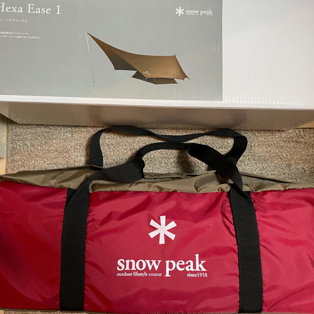 スノーピーク ヘキサイーズ1 1度使用のみ 極美品 snow peak