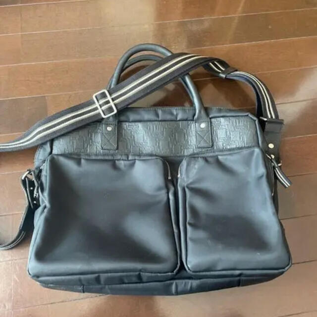 DUNHILL / ダンヒル ■ ビジネスバッグ ナイロンレザー ブラック バッグ / バック / BAG / 鞄 / カバン ブランド  [0990010640]