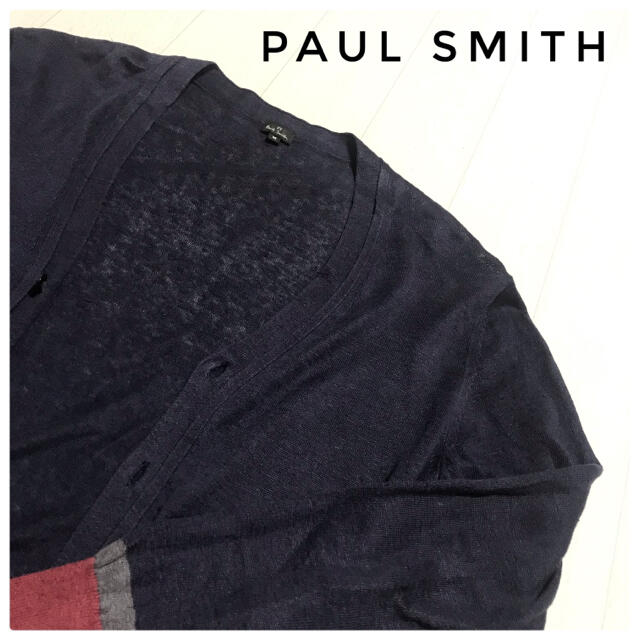 Paul Smith(ポールスミス)の人気！Paul Smith ポールスミス　リネンカーディガン　薄手　春夏用 メンズのトップス(カーディガン)の商品写真