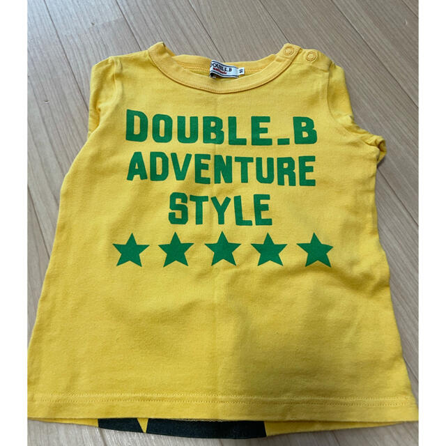 DOUBLE.B(ダブルビー)の⭐️ダブルB トップス2枚セット⭐️サイズ90 キッズ/ベビー/マタニティのキッズ服男の子用(90cm~)(Tシャツ/カットソー)の商品写真