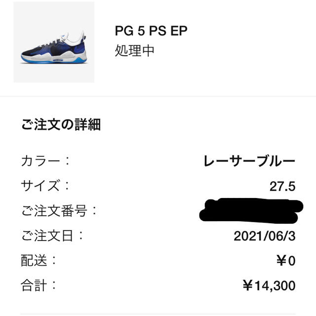 NIKE(ナイキ)のPlayStation × NIKE PG5 EP "BLUE" メンズの靴/シューズ(スニーカー)の商品写真