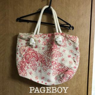 ページボーイ(PAGEBOY)の【お値下げ！】PAGEBOY＊ペイズリー柄トートバッグ(トートバッグ)