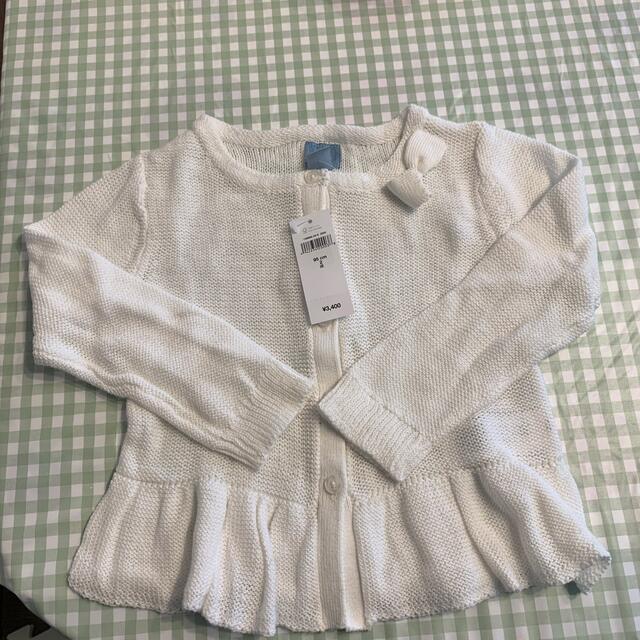 GAP Kids(ギャップキッズ)のGAP カーディガン　95センチ　綿100% キッズ/ベビー/マタニティのキッズ服女の子用(90cm~)(カーディガン)の商品写真