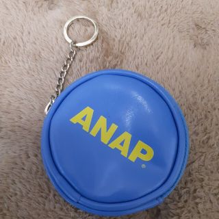 アナップ(ANAP)の再値下げ　ANAP　コインケース　アナップ　ブルー　パステル　ロゴ(コインケース)