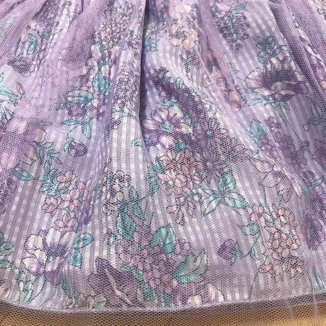 ANNA SUI mini(アナスイミニ)のANNA SUI 140 インパン 付チュールスカート キッズ/ベビー/マタニティのキッズ服女の子用(90cm~)(スカート)の商品写真