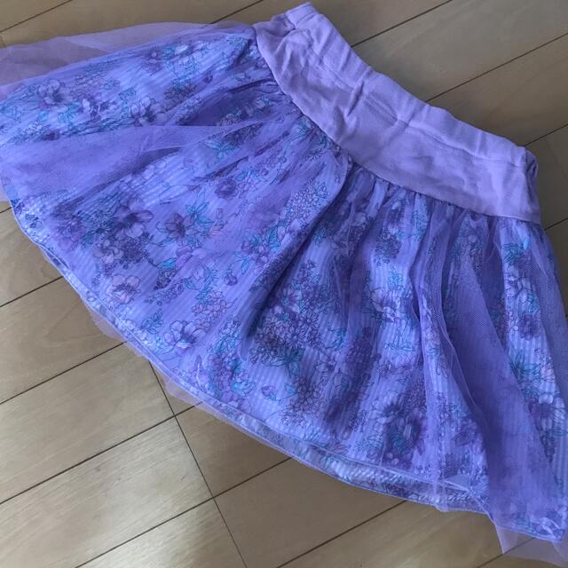 ANNA SUI mini(アナスイミニ)のANNA SUI 140 インパン 付チュールスカート キッズ/ベビー/マタニティのキッズ服女の子用(90cm~)(スカート)の商品写真