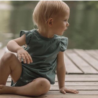 キャラメルベビー&チャイルド(Caramel baby&child )のMINIMALISMA Body suit (12-18m)(ロンパース)