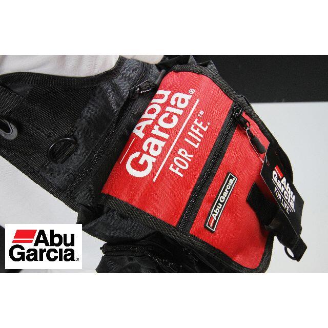 残りわずか！★【Abu Garcia】アブガルシア バッグ 黒×赤 スポーツ/アウトドアのフィッシング(ウエア)の商品写真