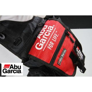 残りわずか！★【Abu Garcia】アブガルシア バッグ 黒×赤(ウエア)